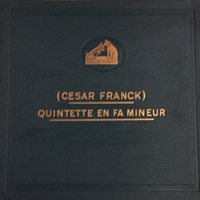 HMV : Cortot - Franck Piano Quintet